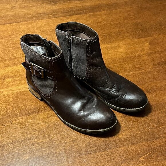 Timberland Earthkeeper Bethel ankle boots women 8.5 leather - Picture 2 of 12